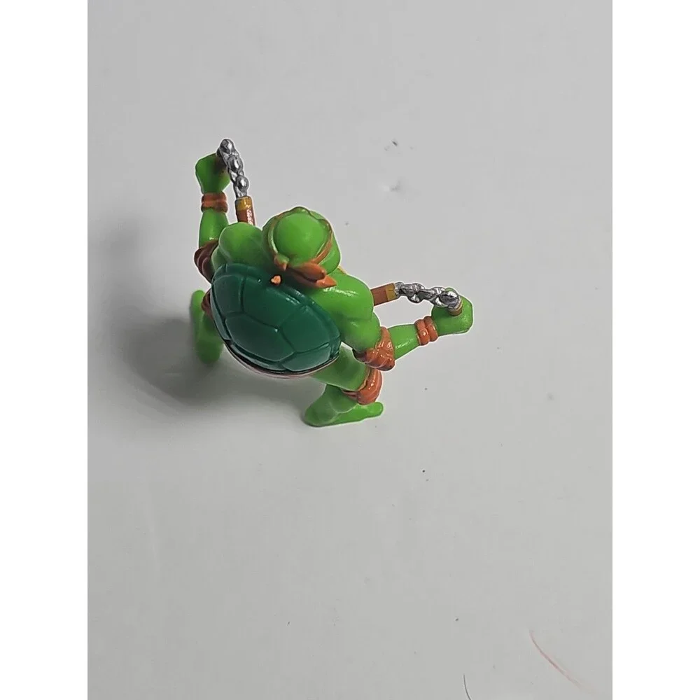 MICHELANGELO • Teenage Mutant Ninja Turtles Keychain Figure 2014 TMNT Viacom 2½
